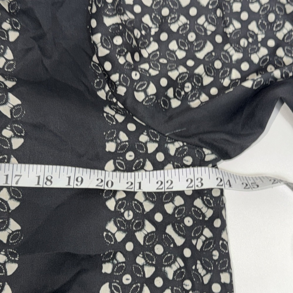 NWOT Tuckernuck Black Geo Tate Tencel Long Sleeve Drop Waist Mini Dress XL - Picture 10 of 11